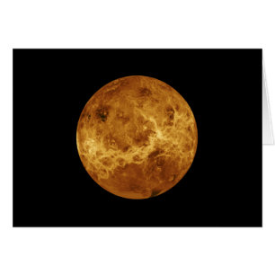Venus NASA Planet Hälsningskort