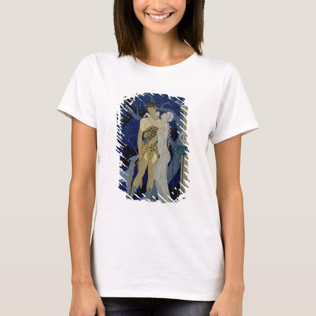Venus och Adonis (färg litho) T-shirt (Framsida)