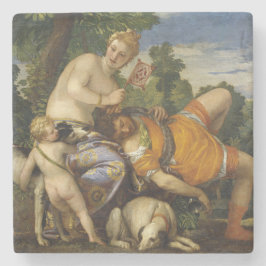 Venus och Adonis (från Paolo Veronese) Stenunderlägg