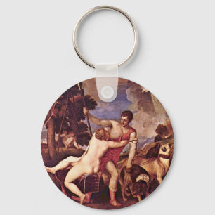 Venus och Adonis, vid Tizian Nyckelring