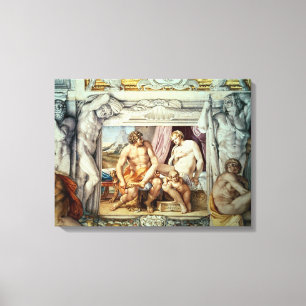 Venus och Anchises Canvastryck