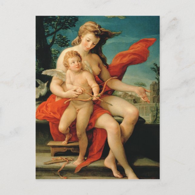 Venus och Cupid, 1785 Vykort (Framsida)