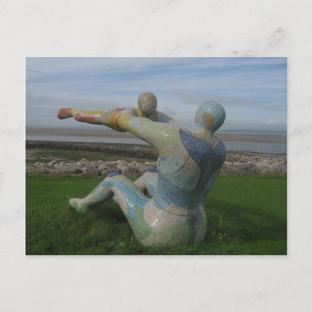 Venus och Cupid Vykort (Framsida)