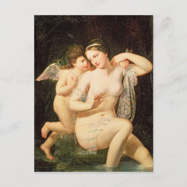 Venus och Cupid Vykort (Framsida)