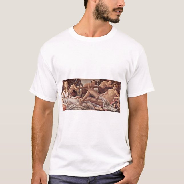 Venus och fördärvar vid Botticelli Sandro (bäst T-shirt (Framsida)