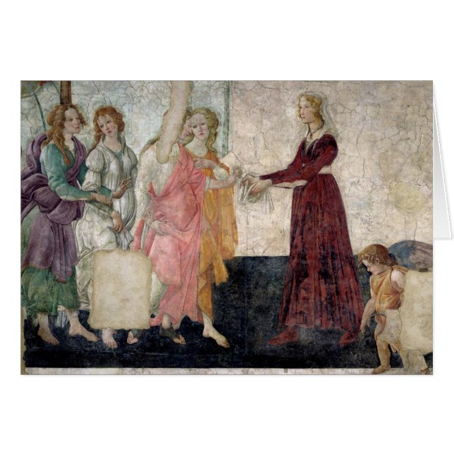 Venus och gracernan hälsningskort (Framsidan Horizontal)