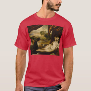 Venus och Lute Player av titian T Shirt