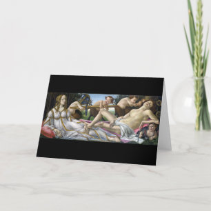 Venus och Mars, Sandro Botticelli Kort