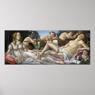 Venus och Mars, Sandro Botticelli Poster