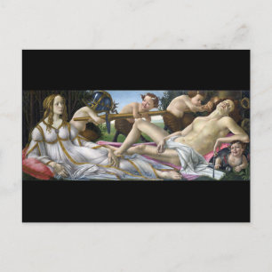 Venus och Mars, Sandro Botticelli Vykort