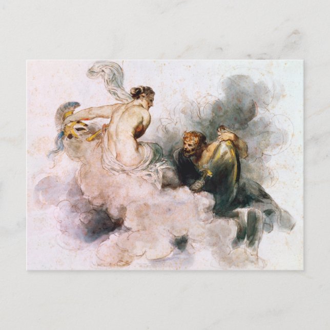 Venus och Vulcanus Vykort (Framsida)