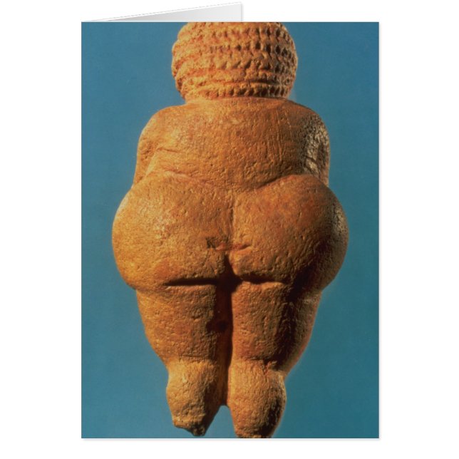 Venus of Willendorf Hälsningskort (Framsidan)