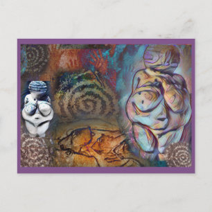 Venus of Willendorf Postcard Vykort