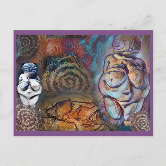 Venus of Willendorf Postcard Vykort (Framsida)