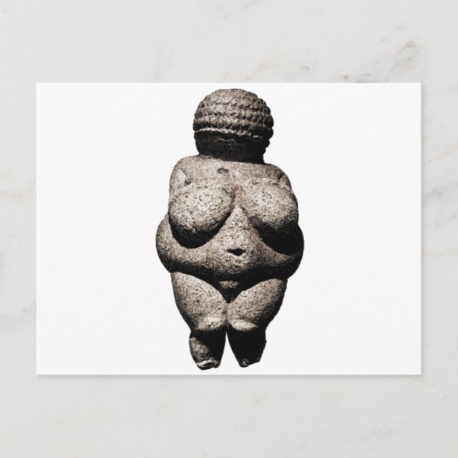 Venus of Willendorf Vykort (Framsida)