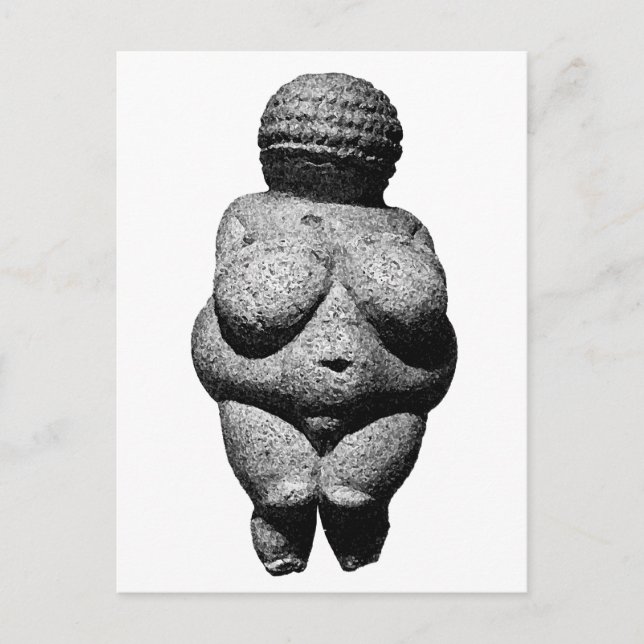 Venus of Willendorf Vykort (Framsida)