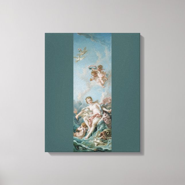 Venus på Vågar av François Boucher Canvastryck (Framsida)