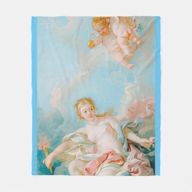 Venus på Vågar av François Boucher Fleecefilt (Framsidan)