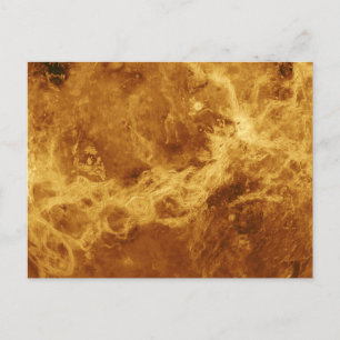 Venus Planet Foto Vykort