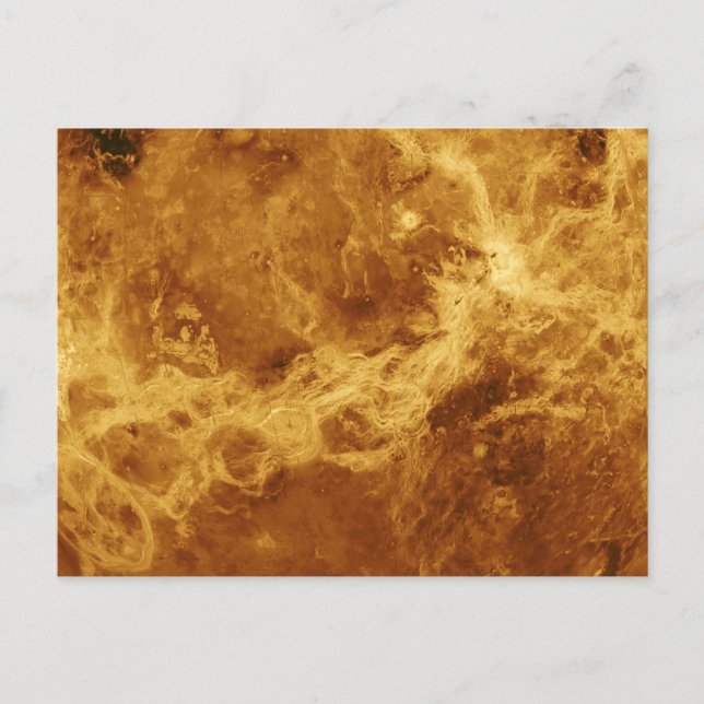 Venus Planet Foto Vykort (Framsida)