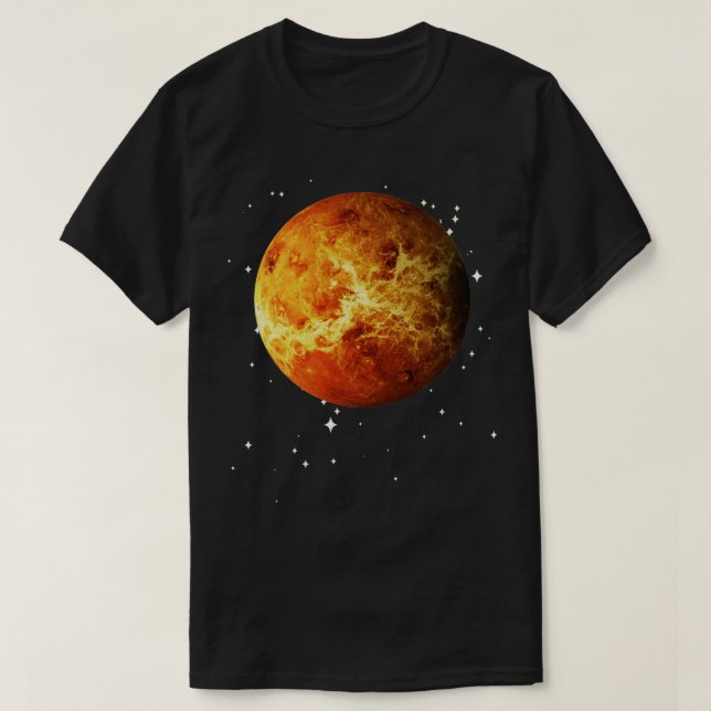 Venus Planet Solar System Astronomer Astronomy Spa T Shirt (Design framsida)