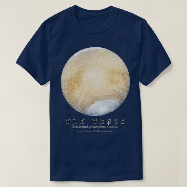 Venus Planet T Shirt (Design framsida)