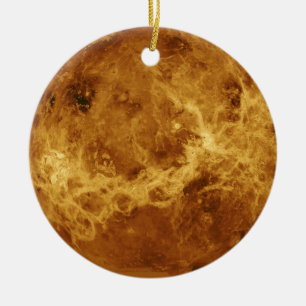 Venus planetfoto julgransprydnad keramik