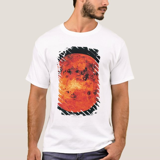 Venus radarkarta t shirt (Framsida)