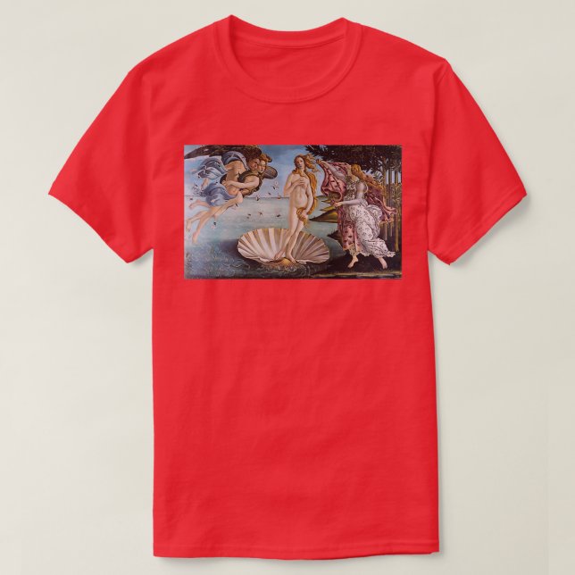 Venus Sandro Botticelli 12. T Shirt (Design framsida)