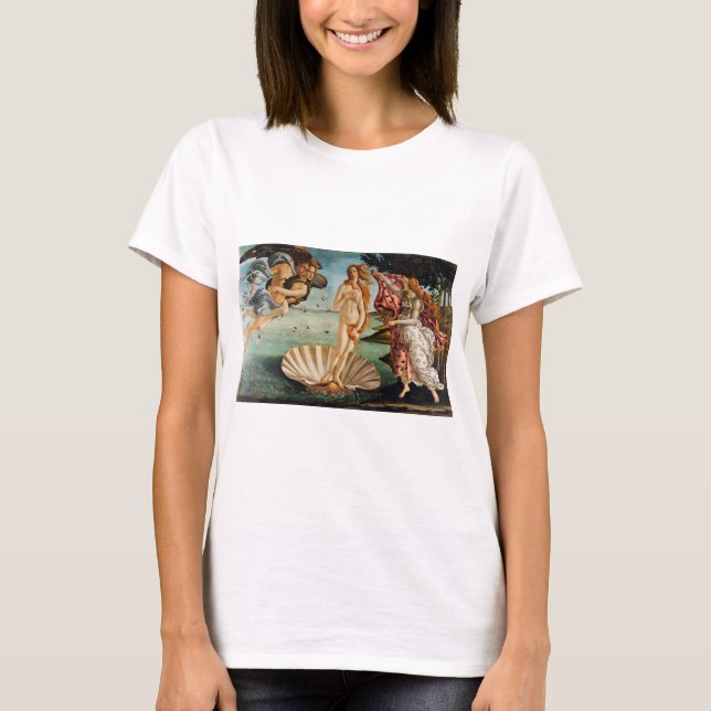 Venus, Sandro Botticelli, 1485 T Shirt (Framsida)
