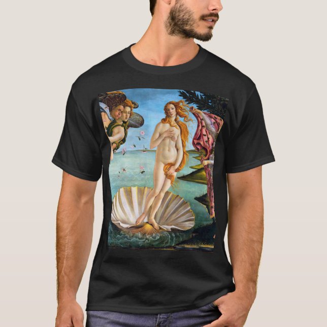 Venus Sandro Botticelli, återupprättad version T Shirt (Framsida)