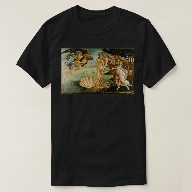 Venus Sandro Botticelli Fine Art T Shirt (Design framsida)