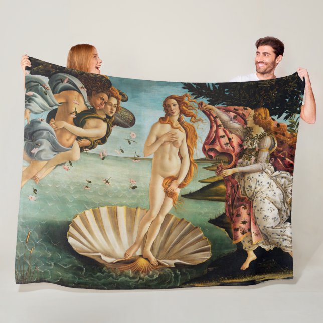 Venus, Sandro Botticelli Fleecefilt (På plats)