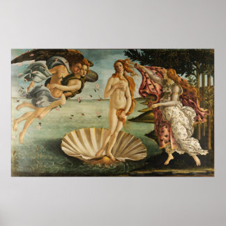 Venus Sandro Botticelli-målning 1845 Poster
