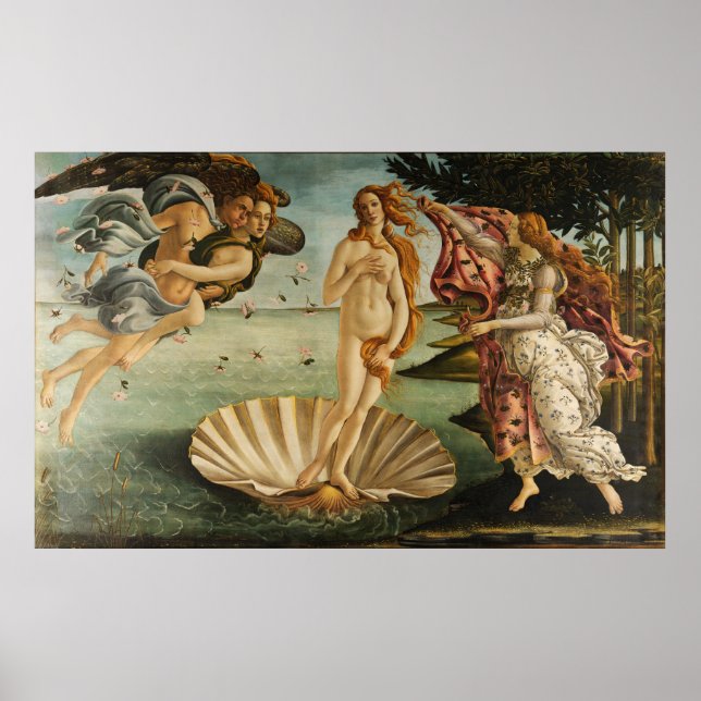 Venus Sandro Botticelli-målning 1845 Poster (Framsidan)