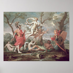 Venus som beväpnar Aeneas, 1639 Poster