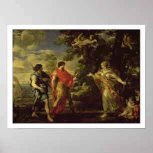 Venus som syns till Aeneas som en Huntress, c.1635 Poster