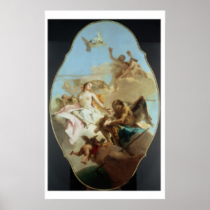 Venus, takmålning (olja på panelen) poster
