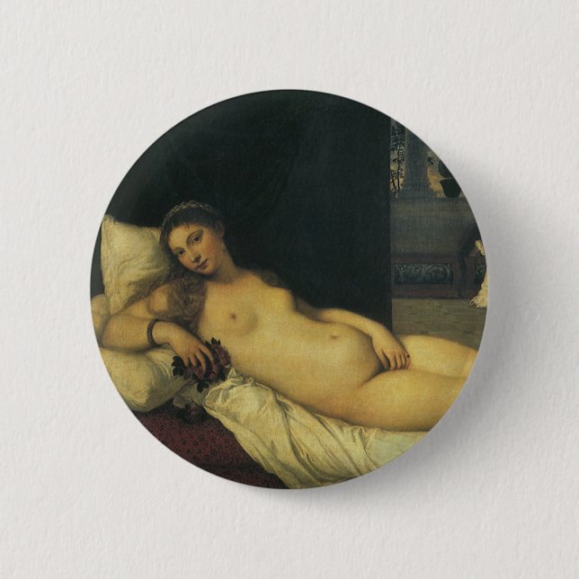 Venus Urbino från Titian, Renaissance Art Knapp (Framsida)