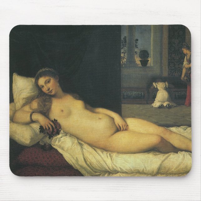 Venus Urbino från Titian, Renaissance Art Musmatta (Framsidan)