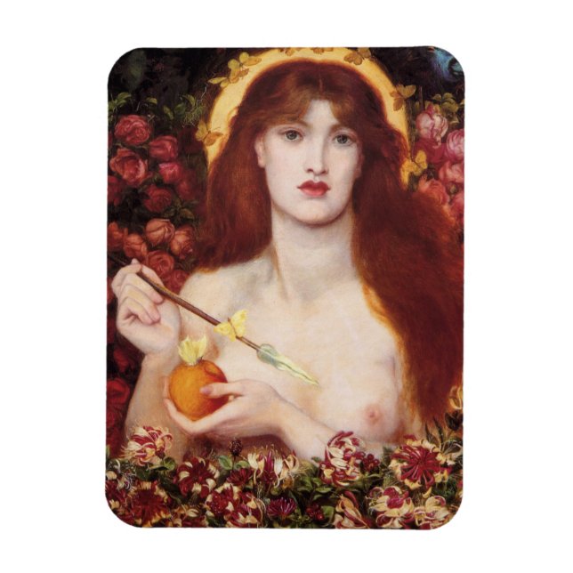 Venus Verticordia (av Dante Gabriel Rossetti) Magnet (Vertikal)