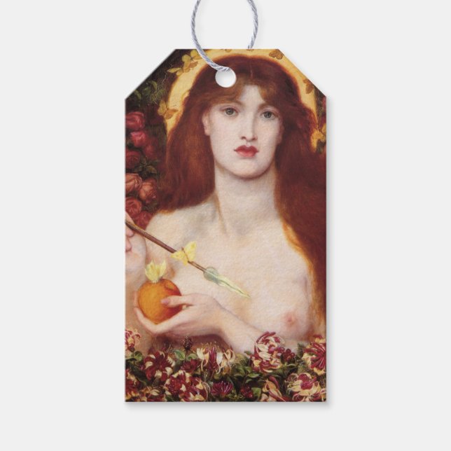 Venus Verticordia (av Dante Gabriel Rossetti) Presentetikett (Framsidan)