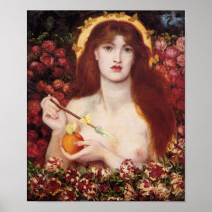 Venus Verticordia Dante Gabriel Cardstock Rossetti Poster