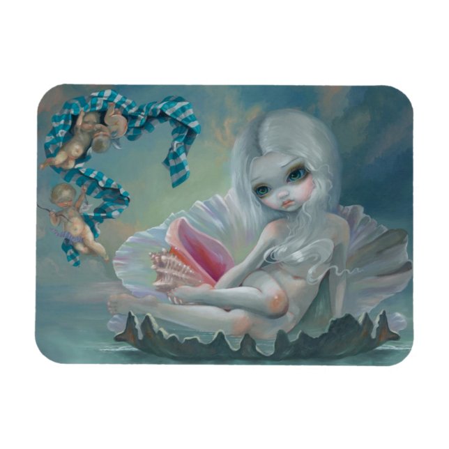 "Venus with Cherubs" Flex Magnet (Horisontell)