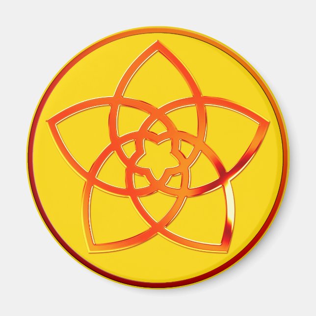 Venusblume/Venus Flower RED | GULT Magnet (Framsidan)