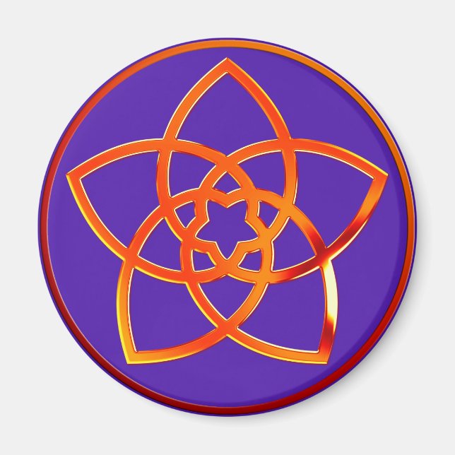 Venusblume/Venus Flower RED | violett Magnet (Framsidan)