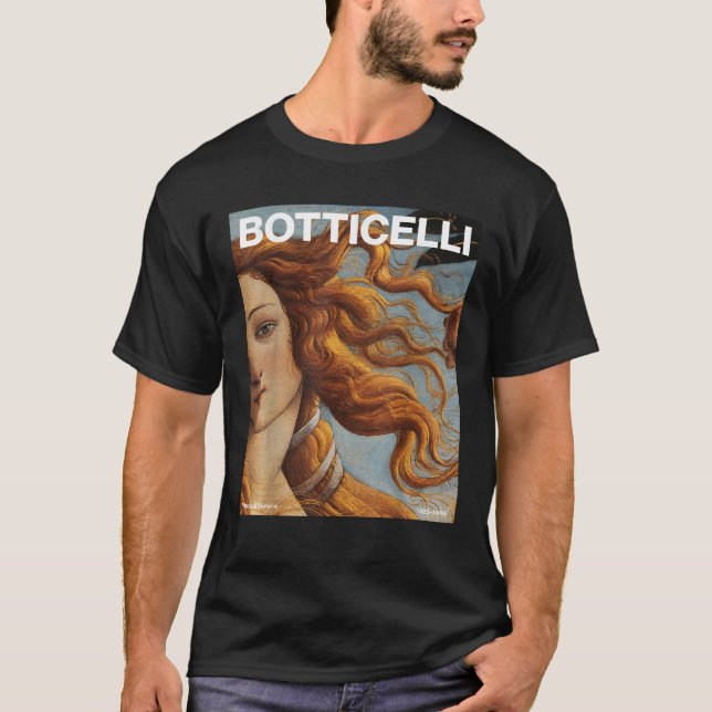 Venusdetaljen Sandro Botticelli T Shirt (Framsida)