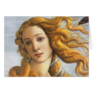 Venusdetaljens födelse, Botticelli Hälsningskort