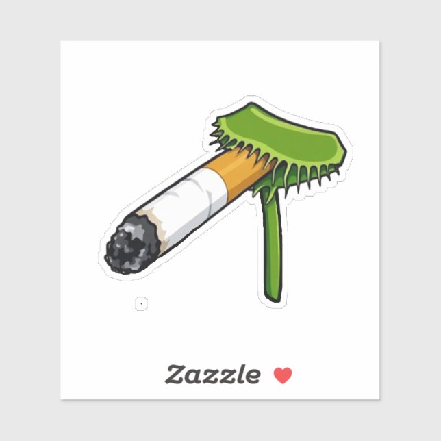 Venusfluga med cigarett klistermärken (Ark)