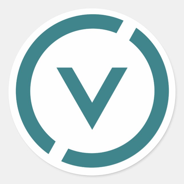 Venusprojektet Runt Klistermärke (Framsida)